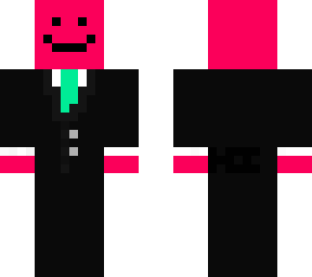 pink boi (with suit/tuxedo and hardcore heart on chest)