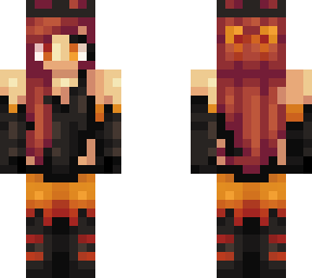 the fire queen with crown