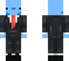 axolotl in suit