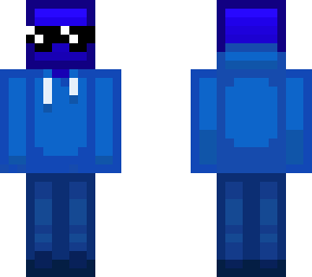 blueberry wearing hoodie