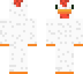 chicken pixelated the wrong way around