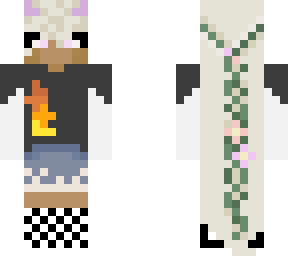 demon girl, long hair, shorts