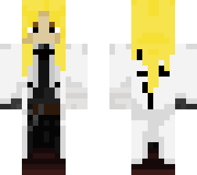 edward elric (white cloak and hair down)