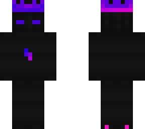 eyes change purple.