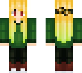 female flowey human