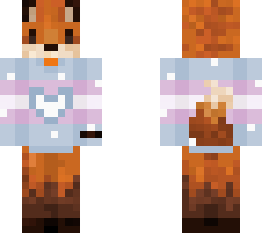 fox in trans sweater