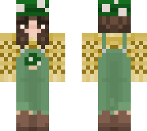 green mushroom girl