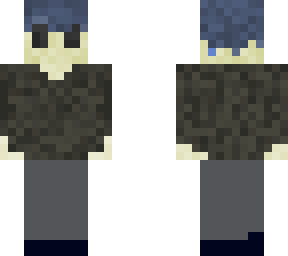 blue hair