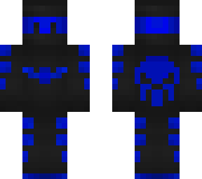 blue ninja with pajamas