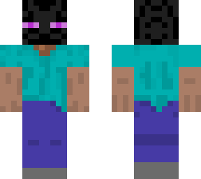 enderman head steve