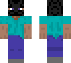 enderman head steve
