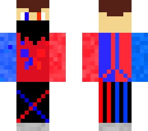 red and blue boy