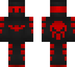 red ninja with pajamas