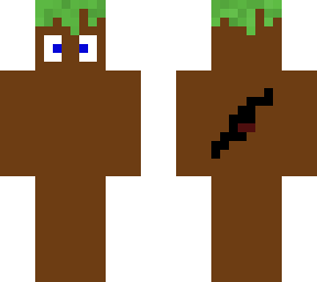 a spooky grass block