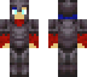 boy with netheriet armor