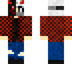 checkered sweatshirt demon
