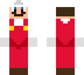 Fireflower Mario | Minecraft Skin