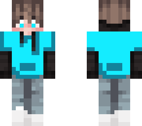 the blue hood