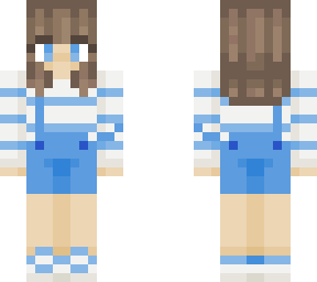 blue overalls