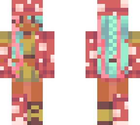 brown-skinned mushroom (garden path) girl