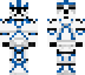 blue clone trooper