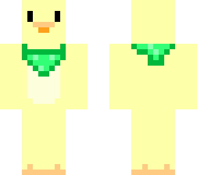 cute duck with green bandana