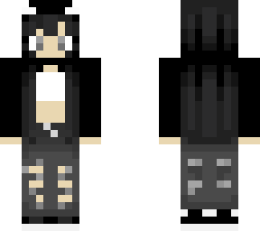devil girl black/white