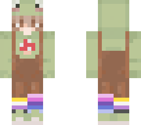 mushroom enby pride (credit to mangle1375- i just changed the socks
