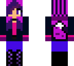 purple wolf girl v.2