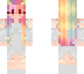 rainbow-girl with dress