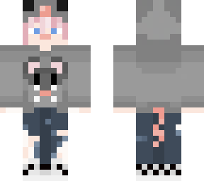rat hoodie girl