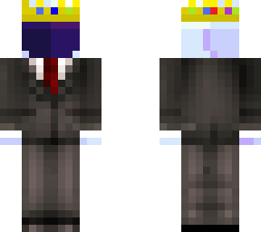 astranout skin with crown a smiley face under the head and a coat
