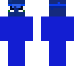cool blue man