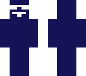 big blue man