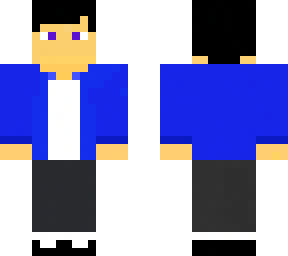 blue shirt boy