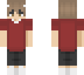 boy with red shirt