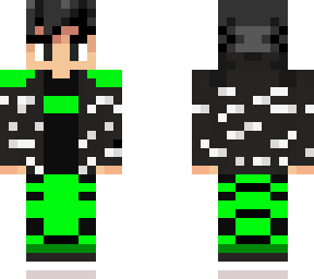 drip goku but green