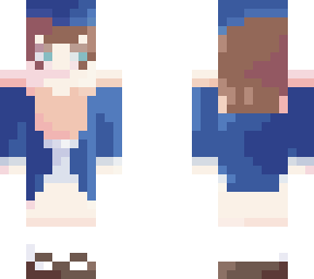 girl with blue jacket <3