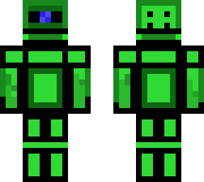 green robot