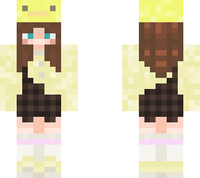 yellow chicken hat girl (updated)