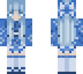 blue kimono girl