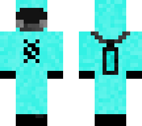 cyan hazmat suit