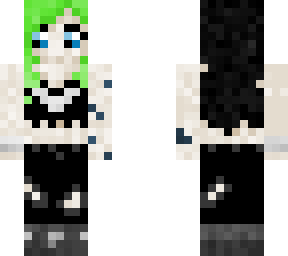 typical damaged goth