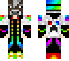rainbow boy cow mask