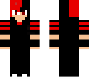 red & black