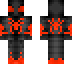 spiderman black red