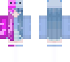 blue / purple axoloto girl originally form wonder fox 22