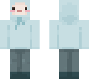 pastell blue hoodie