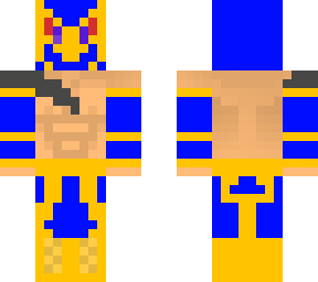 sin cara azul