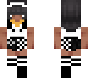 black and white